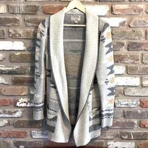 LUCKYBRAND Southwest Aztec Pocket Cardigan…